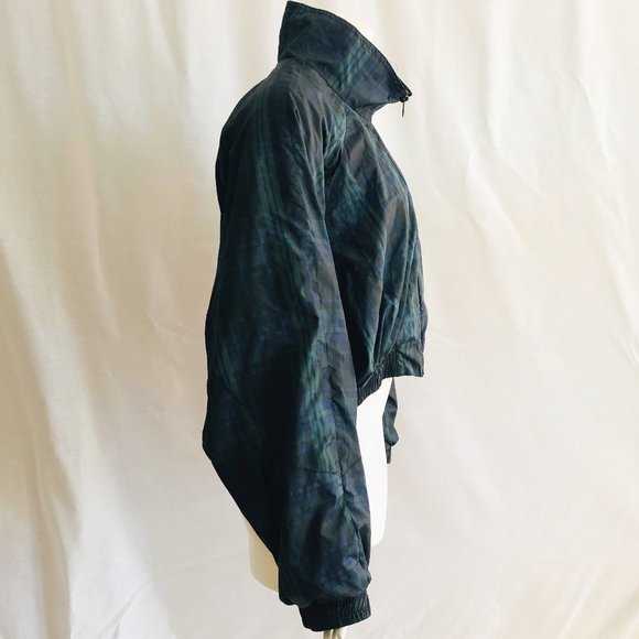 Wild Fable Plaid Cropped Windbreaker Jacket XL - Picture 5 of 8
